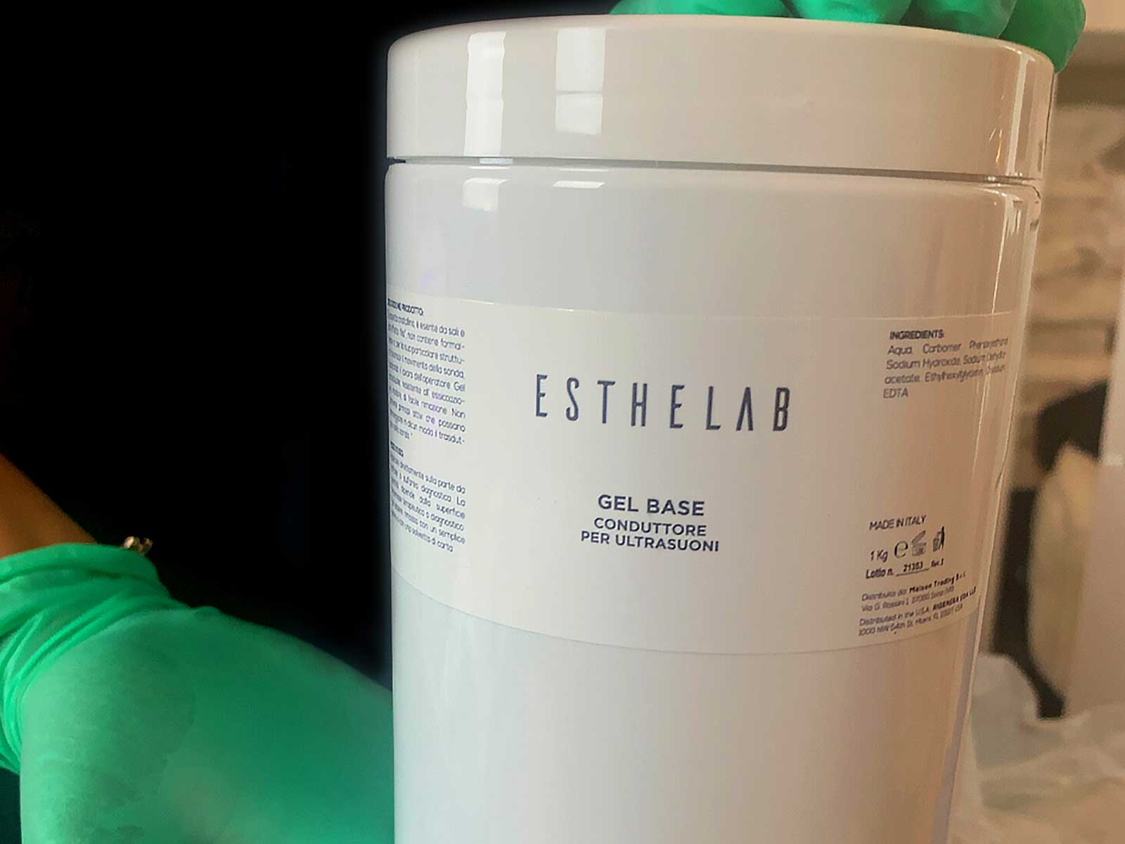 esthelab gel conduttore per ultrasuoni