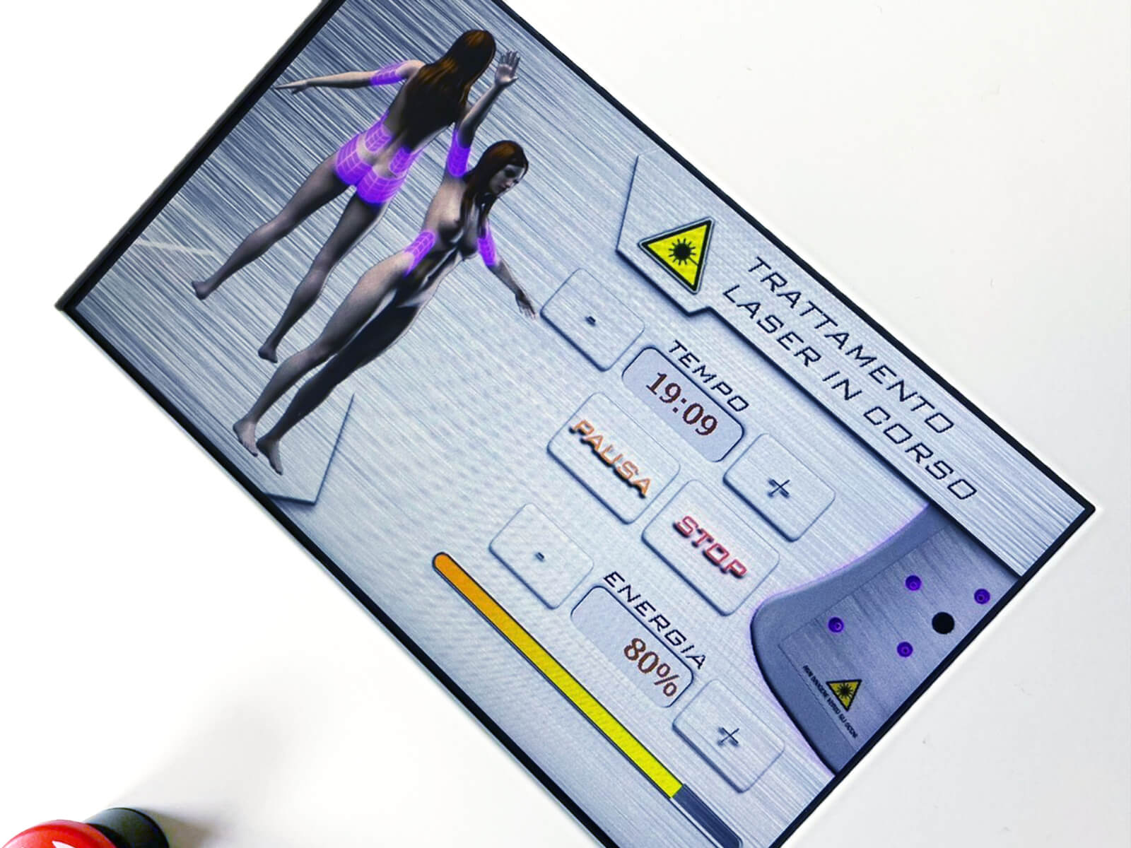 Esthelab schermo led di slim laser multifunzione